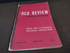 RCA Review a technical journal June 1954 Vintage Electronics picture