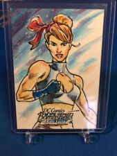 2018 Cryptozoic DC Bombshells 2 II 1/1 Sketch By Fabian Quintero picture