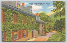The Old Harper House Harper's Ferry WV Postcard, Current Museum, Rumored Haunted picture