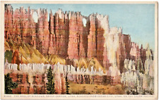 The Wall of Windows, Bryce Canyon, Utah UT antique Union Pacific postcard picture