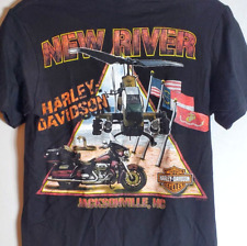 2013 Harley Davidson T-Shirt Small S New River Jacksonville NC READ picture