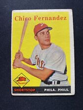 1958 Topps Baseball #348 Chico Fernandez Philadelphia Phillies picture