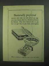 1926 Fatima Cigarettes Ad - Naturally Preferred picture