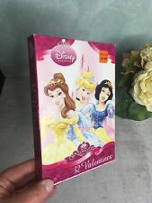 New sealed box Disney Princesses 32 valentines Valentine's day picture