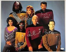 Star Trek The Next Generation Cast JSA Signed Autograph 16 x 20 Patrick Stewart picture