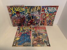 X-Men #1 All 5 Covers A B C D E Marvel Comics 1991 Jim Lee Wolverine Logan  picture