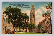 New Haven CT-Connecticut, Harkness Memorial Quadrangle, Vintage c1951 Postcard picture