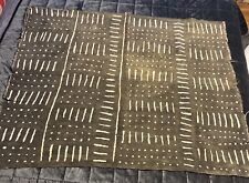Authentic Traditional Mali Mud Cloth 37 X 46 picture