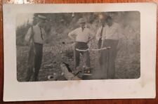 RPPC TOUGH COUNTRY MEN RUGGED 1910s 1920s Real Photo Postcard picture