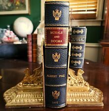 MORALS AND DOGMA  Gen. Albert Pike  FREEMASONRY Handsome full leather  1927 AASR picture