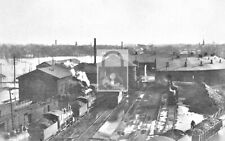 Railroad Train Nickel Plate Shops Bellevue Ohio OH Reprint Postcard picture