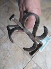 Rare LG Antique Western Branding Iron, BLACKSMITH, Fancy SCL, Nicely Made, gift picture