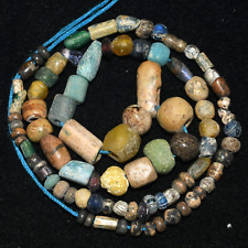 Genuine Ancient Roman Glass Bead Necklace in good Condition 1st - 4th Century AD picture