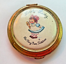 Vintage Powder Compact Mirror Helene Pessl Little Lady 1940 Beauty picture