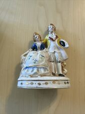 Vintage Made in taipan Hand Painted Porcelain Figurine Victorian Couple 5.5