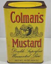 Vintage Colman's Mustard Tin 16 Oz 1 Lb picture