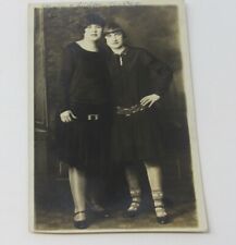 c 1920 Flapper Girls RPPC Sisters - One Beautiful One Masculine - Gay Interest picture