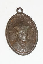 St Ignatius de Loyola Medal Vintage Jesuits Pendant Patron Saint of Soldiers picture