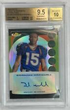 2006 TOPPS FINEST BRANDON MARSHALL ROOKIE REFRACTOR AUTO BGS 9.5 GEM MINT picture