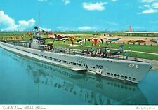 Vintage Postcard USS Drum Mobile Alabama Battleship Sea Bass Portsmouth, NH picture