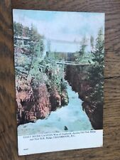 Goat River Canyon West of Cranbrook Old Pack Bridge Cranbrook BC Canada Postcard picture