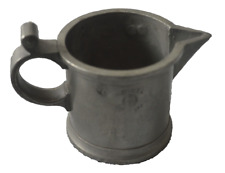 Rare Antique Pewter Creamer/Measuring Cup by H Dietz, 1897, 2-1/4” Tall, German picture