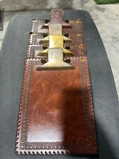 Vintage Leather Clip Board - Handmade in Italy - Makes a Great Picture Frame picture