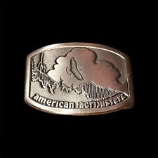 Vintage Pewter Limited American Agrijusters Belt Buckle Nice picture