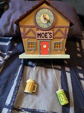 Ultra Rare The Simpsons Moe's Tavern Talking Cuckoo Clock Wesco Homer picture