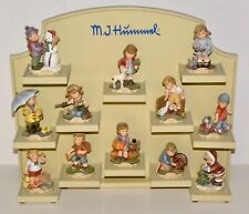RARE ~ M.J. Hummel Calendar Figurines w/ Original Wall Display ~ ALL 12 MONTHS picture