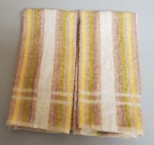 Vintage Penneys All Cotton Striped Hand Towels NWOT picture