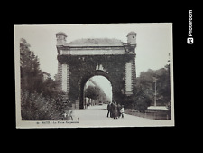 Metz Serpenoise Gate La Porte Serpenoise Antique Postcard picture