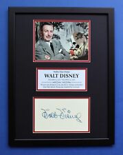 WALT DISNEY AUTOGRAPH framed artistic display Minnie & Mickey Mouse picture
