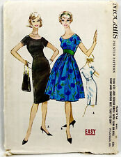 1959 McCalls Sewing Pattern 4890 Junior Girls Dress 2 Styles Size 15 Vintg 11317 picture