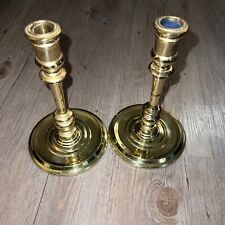 Baldwin Brass 8” Tall Candlestick Holders Heavy Solid Vintage USA 5