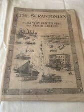 JULY 3RD 1966 - THE SCRANTONIAN - SCRANTON CENTENNIAL SOUVENIR EDITION 112 PAGES picture