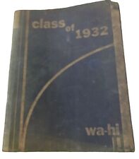 Antiquarian Collectible Walla Walla High School WA-HI 1932 Yearbook picture