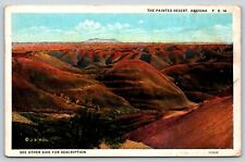 Vtintage 1932 Postcard The Painted Desert , AZ  Arizona Unposted E5 picture