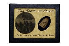  Civil War Bullet from The Battle of Shiloh, Tennessee with Display Case and COA picture