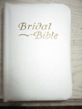 VINTAGE JEWISH BRIDAL BIBLE 1939 Leather Cover NOS in Original Box picture