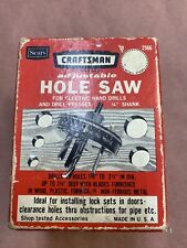 Vintage Craftsman Adjustable Hole Saw with Box  9-2566 - 1/4