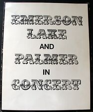 Emerson Lake And Palmer ELP Program Vintage Show Souvenir 1971 picture