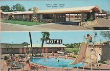 Paso Robles California CA Black Oak Motel & Restaurant Swimming Pool Postcard picture