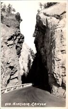 RPPC Postcard Roadway into Sinclair Canyon British Columbia Canada         20345 picture