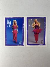 Vintage 1990 BARBIE Trading Cards 1983 Outfits Dream Date & Twirly Curls Barbie picture