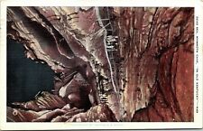 Dead Mammoth Cave Old Kentucky Postcard c1943 Cancel WOB Note PM 1c Stamp Vtg picture