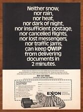1981 Exxon Office Systems Vintage Print Ad/Poster Tiger Qwip Facsimile Machine picture