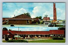 Greenfield IN-Indiana, Town & Country Motel, Advertising Vintage Postcard picture