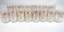 Lot 16 TWA Airline Drinking Glasses Country of World Spain Italy Libbey Vintage picture