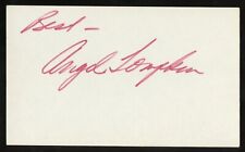 Angel Tompkins signed autograph auto 3x5 Cut American Actress I Love My Wife picture